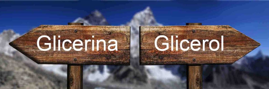 Glicerina y Glicerol